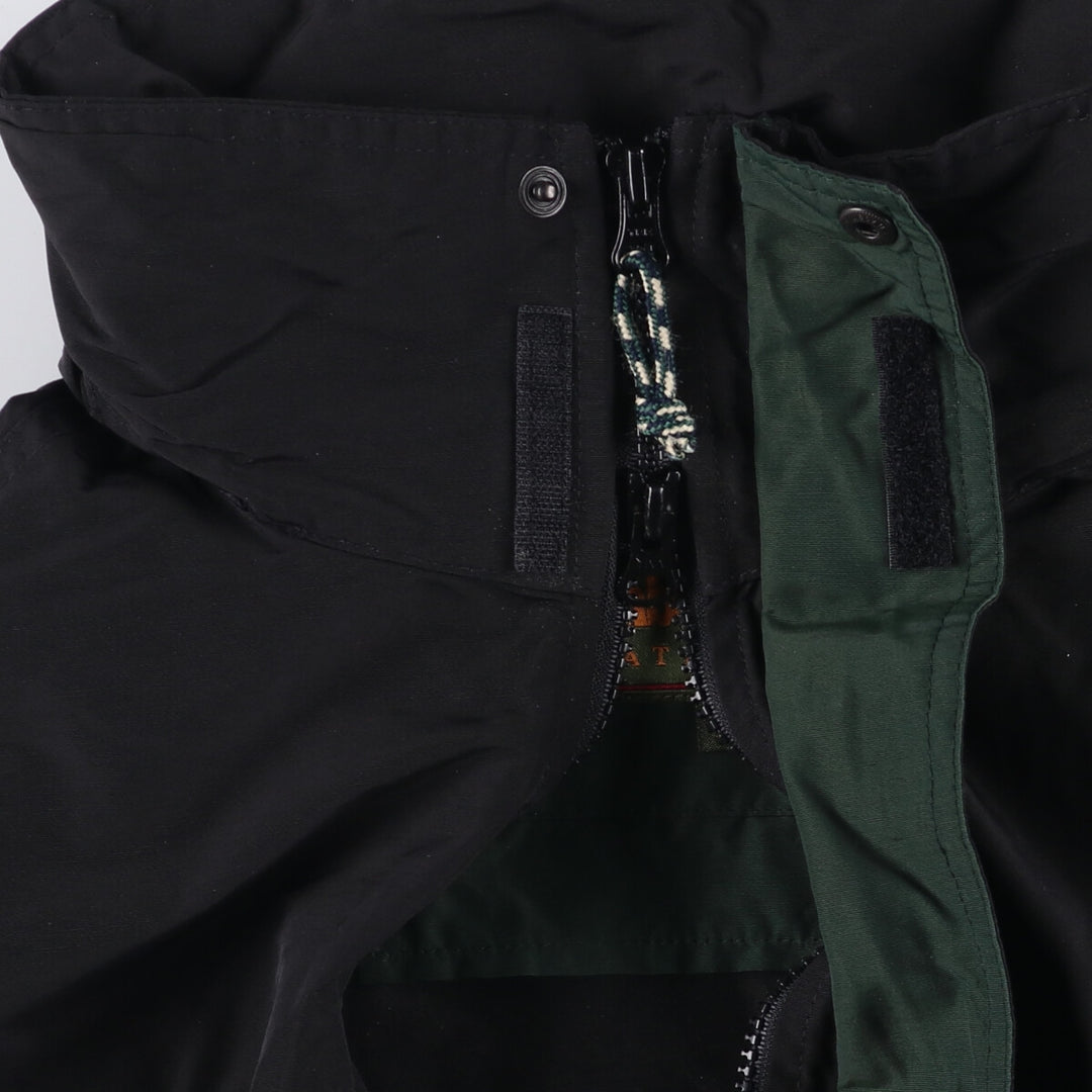 90s-00'S Timberland WEATHERGEAR windbreaker, men's size L cotton black type Vintage Second Hand