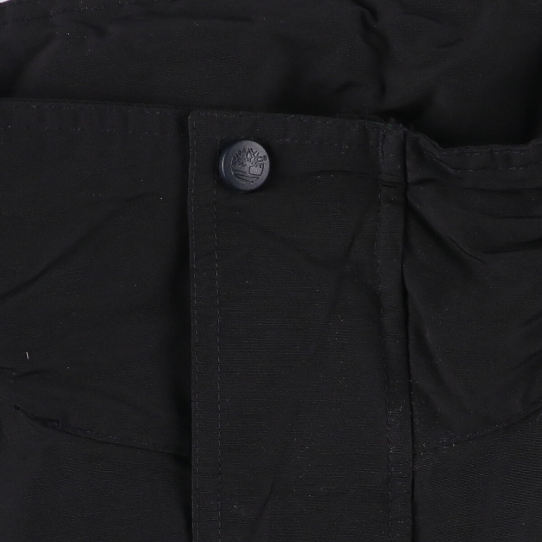 90s-00'S Timberland WEATHERGEAR windbreaker, men's size L cotton black type Vintage Second Hand