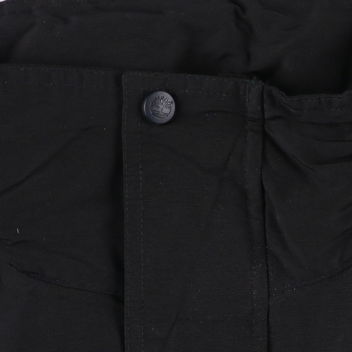90s-00'S Timberland WEATHERGEAR windbreaker, men's size L cotton black type Vintage Second Hand