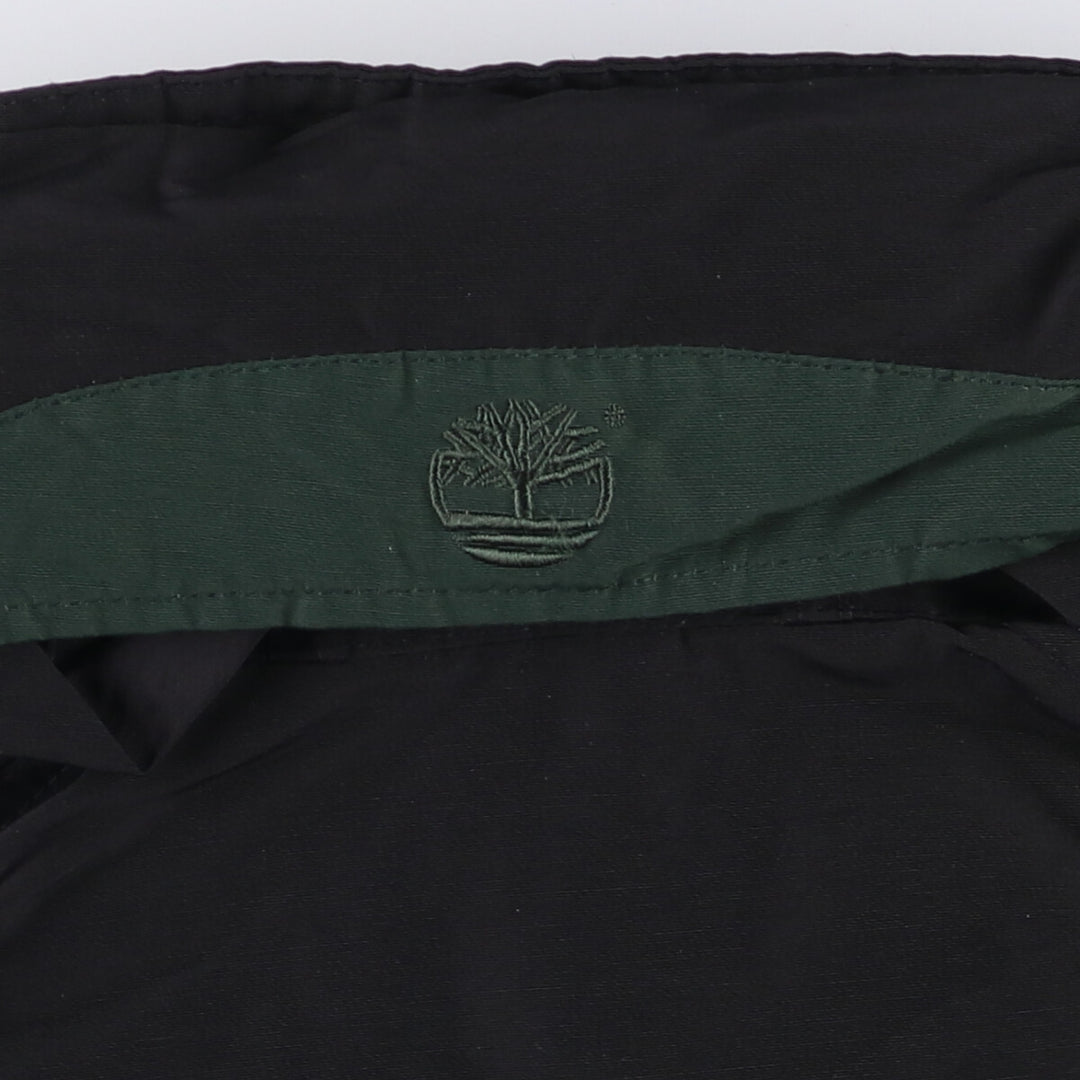 90s-00'S Timberland WEATHERGEAR windbreaker, men's size L cotton black type Vintage Second Hand