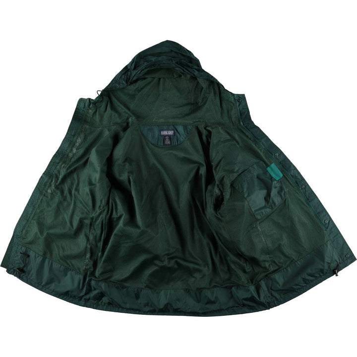 Vintage 80s-90'S Lands'End nylon parka, men's size XL Nylon Green type dark green Vintage Second Hand