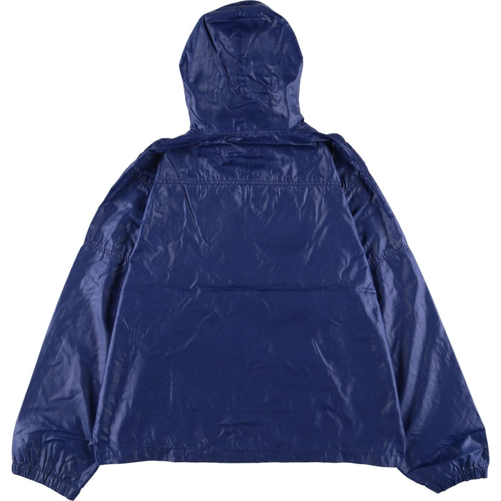 Vintage 80s-90'S Lacoste Izod Anorak Parka, Men's Size Medium Nylon navy blue type Vintage Second Hand