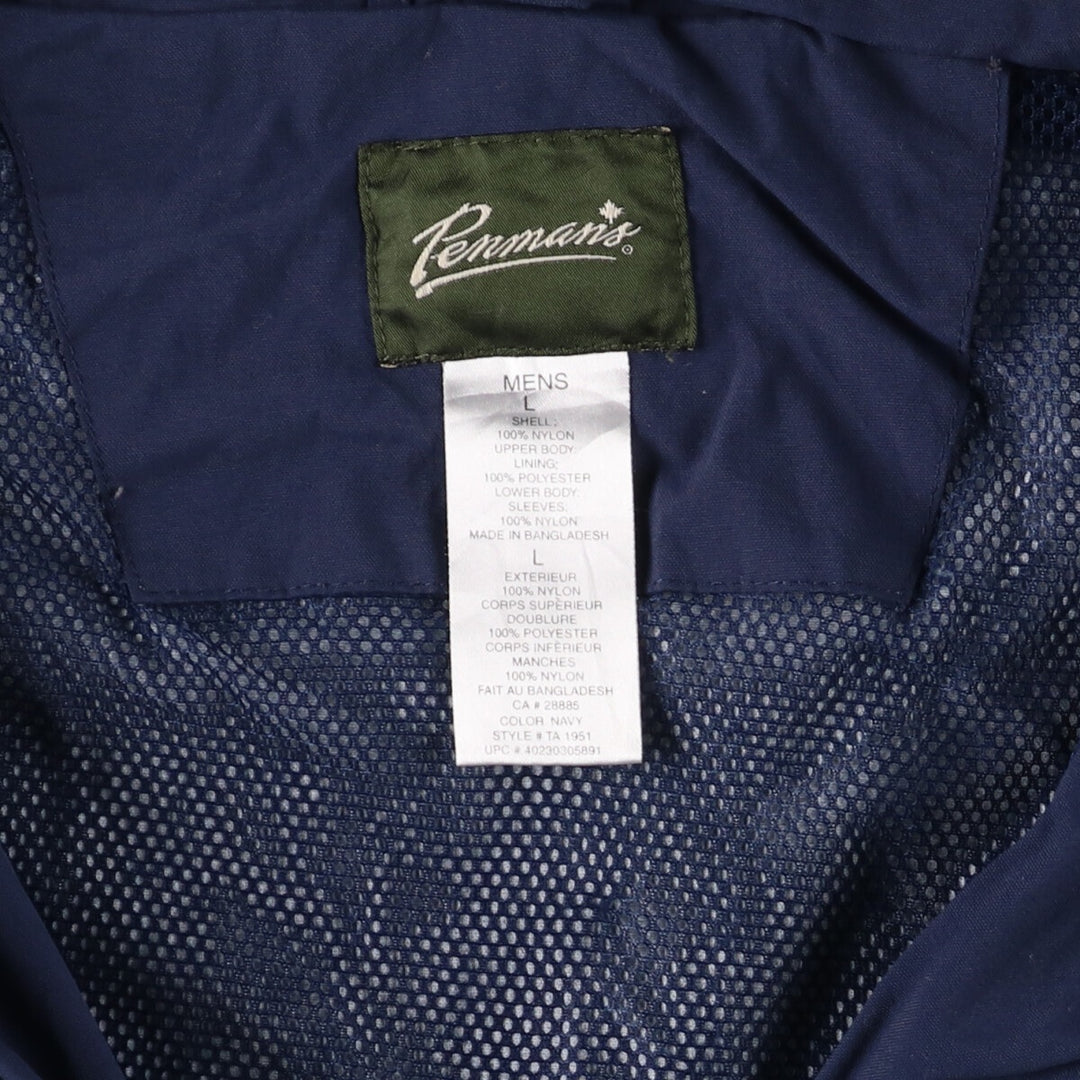 Penmans Nylon Jacket, Men's Size L Nylon navy blue type Vintage Second Hand