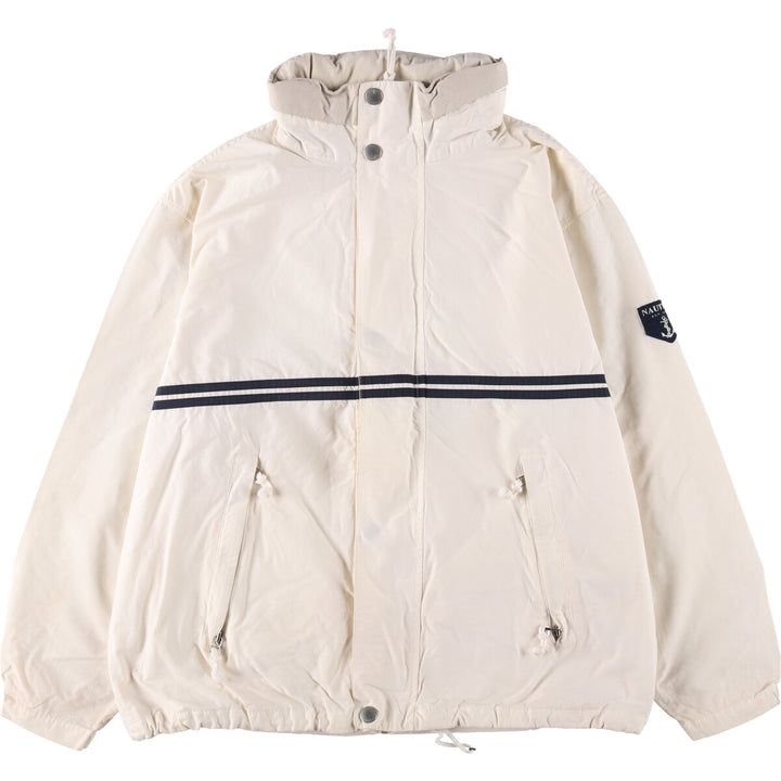 90'S Nautica Sailing Jacket, Men's, XXL, Vintage cotton ivory Vintage Second Hand