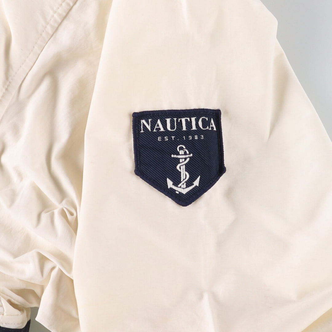 90'S Nautica Sailing Jacket, Men's, XXL, Vintage cotton ivory Vintage Second Hand