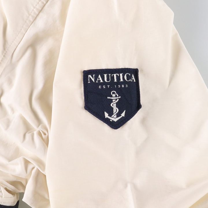 90'S Nautica Sailing Jacket, Men's, XXL, Vintage cotton ivory Vintage Second Hand