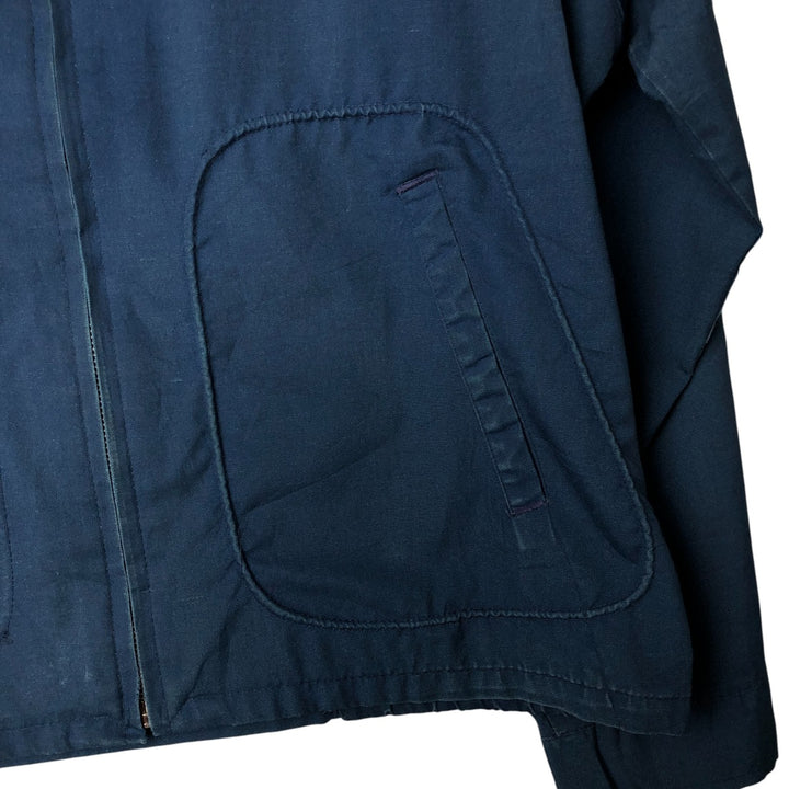 Montgomery Ward Vintage Work Jacket, Men's Size L unclear navy blue type Vintage Second Hand