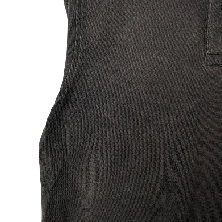 Nike short-sleeved polo shirt, men's size S cotton Charcoal Vintage Second Hand