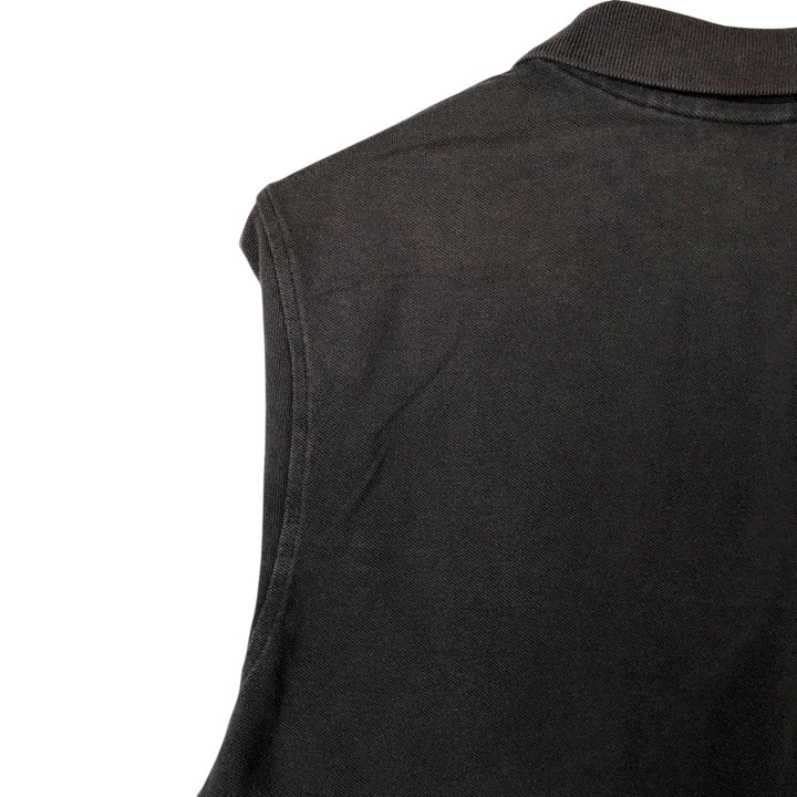 Nike short-sleeved polo shirt, men's size S cotton Charcoal Vintage Second Hand