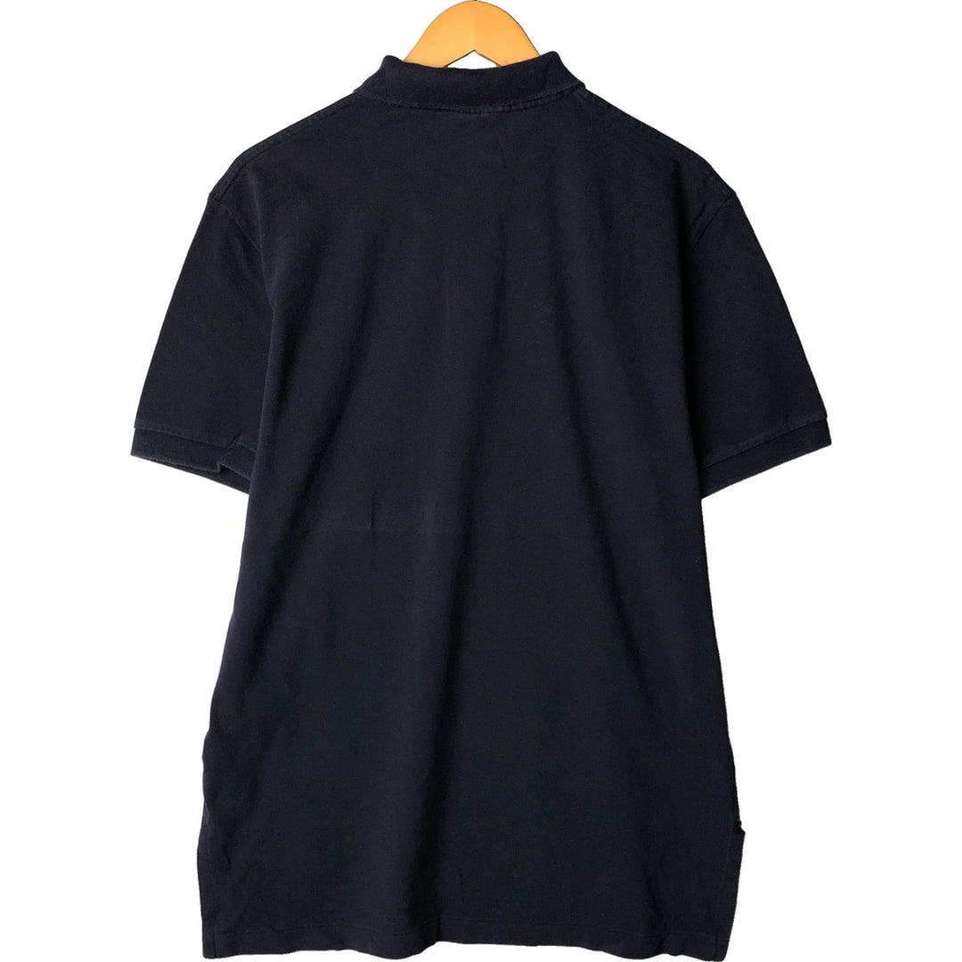Ralph Lauren POLO by Ralph Lauren short sleeve polo shirt, men's size L cotton navy blue type Vintage Second Hand