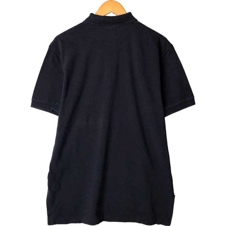 Ralph Lauren POLO by Ralph Lauren short sleeve polo shirt, men's size L cotton navy blue type Vintage Second Hand