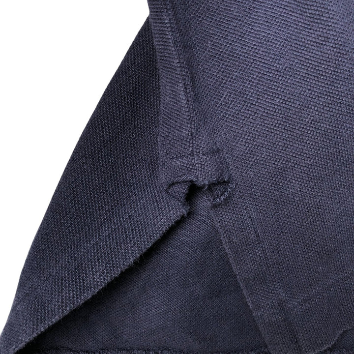 Ralph Lauren POLO by Ralph Lauren short sleeve polo shirt, men's size L cotton navy blue type Vintage Second Hand