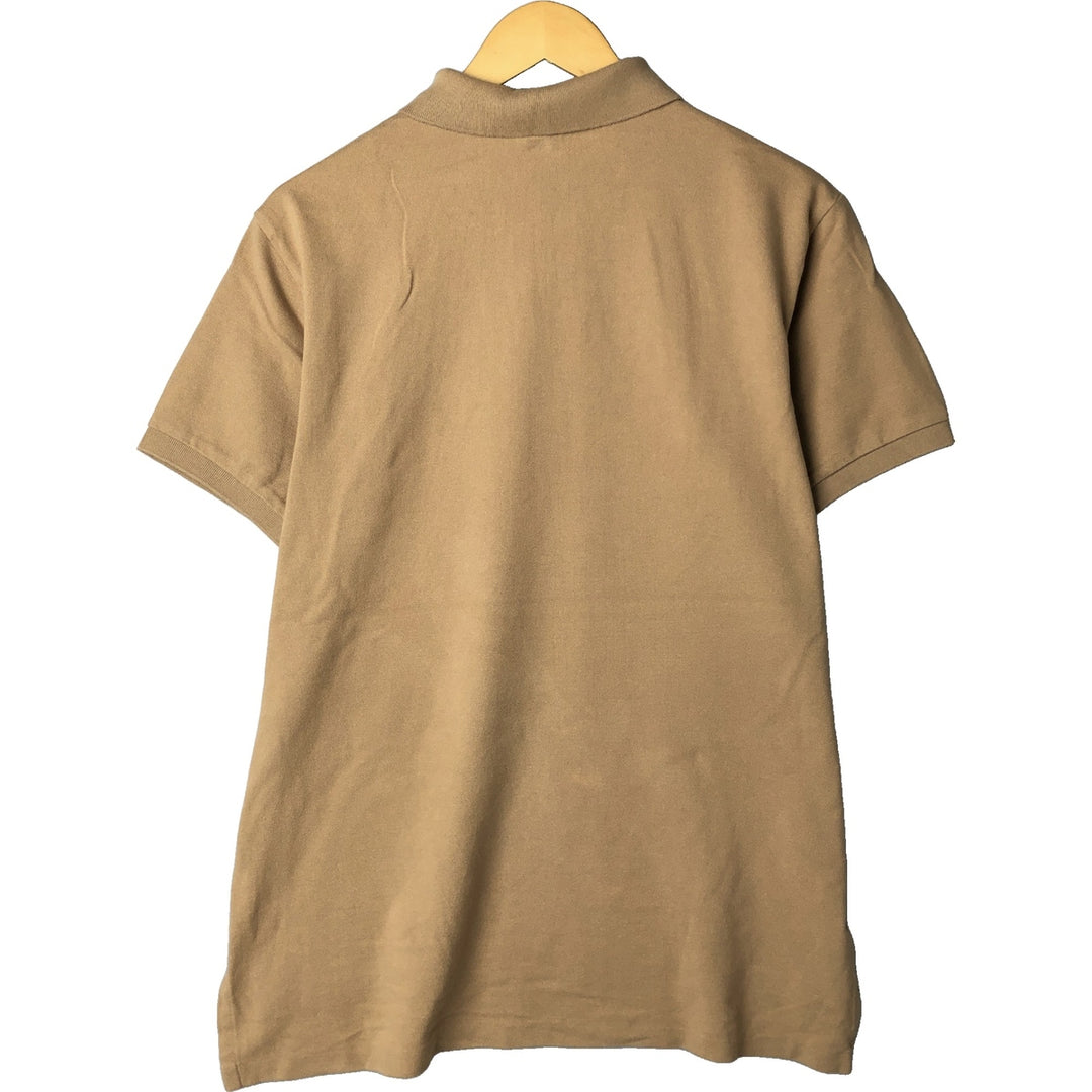 Ralph Lauren POLO by Ralph Lauren short sleeve polo shirt, men's size L cotton Beige type Vintage Second Hand