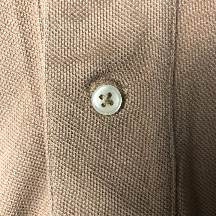 Ralph Lauren POLO by Ralph Lauren short sleeve polo shirt, men's size L cotton Beige type Vintage Second Hand