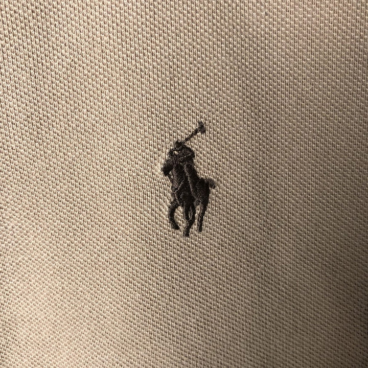 Ralph Lauren POLO by Ralph Lauren short sleeve polo shirt, men's size L cotton Beige type Vintage Second Hand