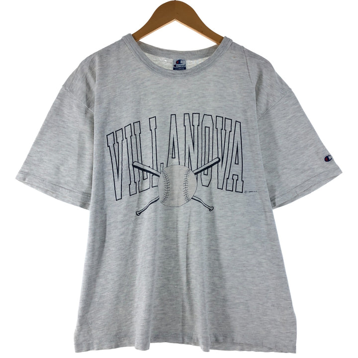 90'S Champion College T-shirt Made in USA Men's XL Vintage cotton gray type Vintage Second Hand