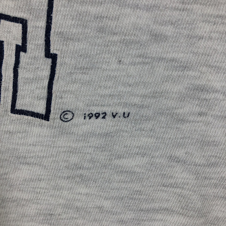 90'S Champion College T-shirt Made in USA Men's XL Vintage cotton gray type Vintage Second Hand