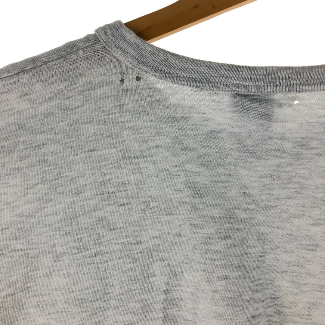 90'S Champion College T-shirt Made in USA Men's XL Vintage cotton gray type Vintage Second Hand