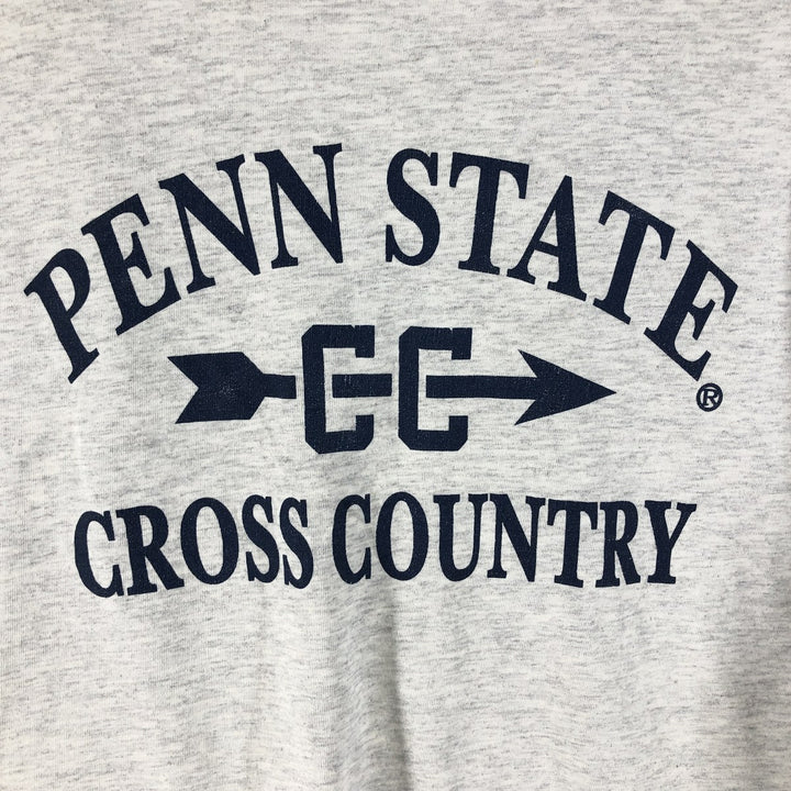 Vintage 1990'S Anvil PENN STATE University College T-Shirt, Made in USA, Men's XL cotton gray type Vintage Second Hand