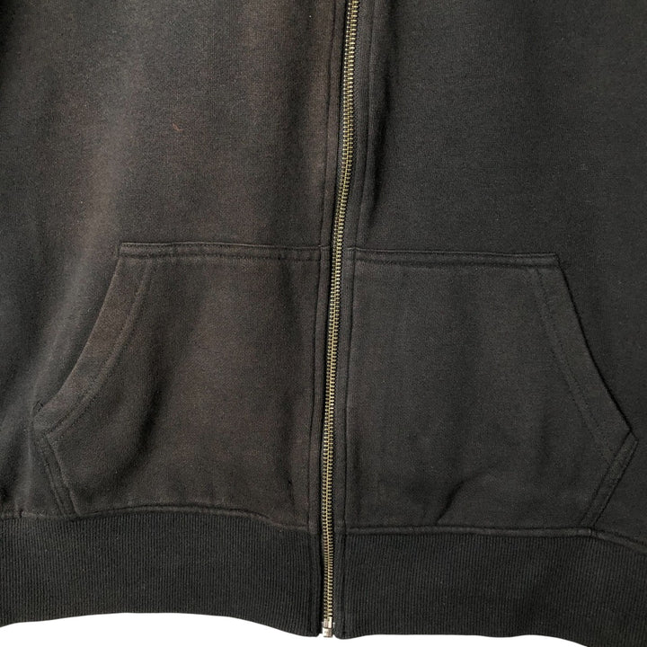 Harley-Davidson Checkered Flag Full-Zip Hoodie, Women's, Size XL cotton black type Vintage Second Hand