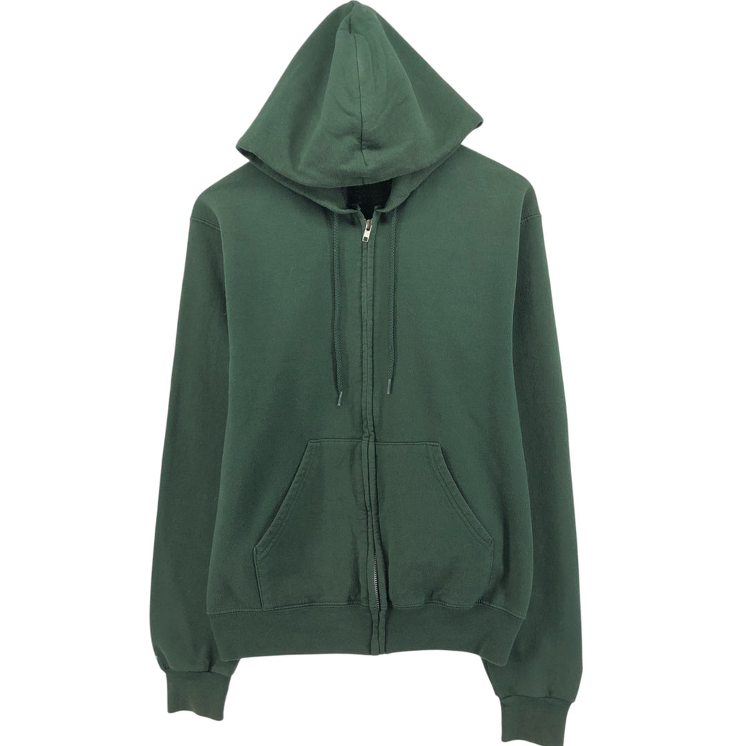 Champion ECO Sweat Full Zip Hoodie, Men's Size S cotton green type Vintage Second Hand