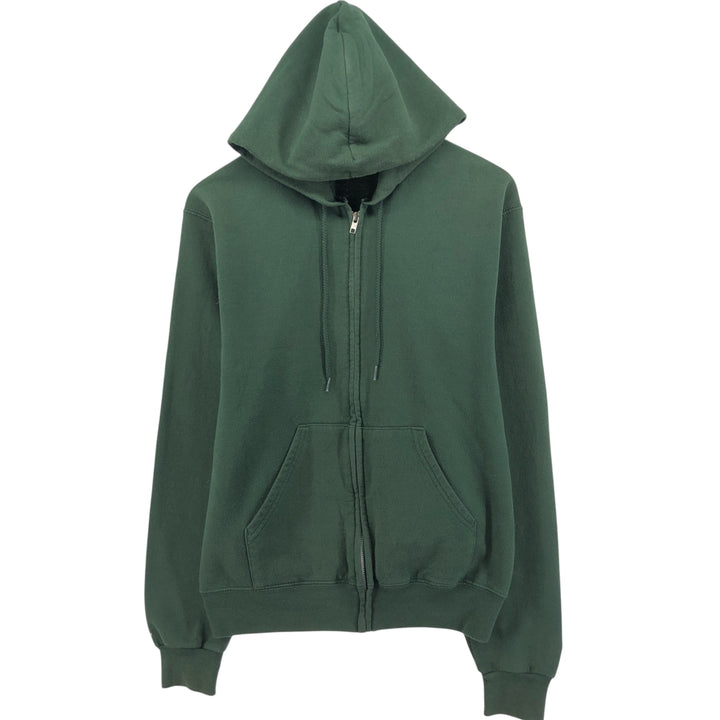 Champion ECO Sweat Full Zip Hoodie, Men's Size S cotton green type Vintage Second Hand