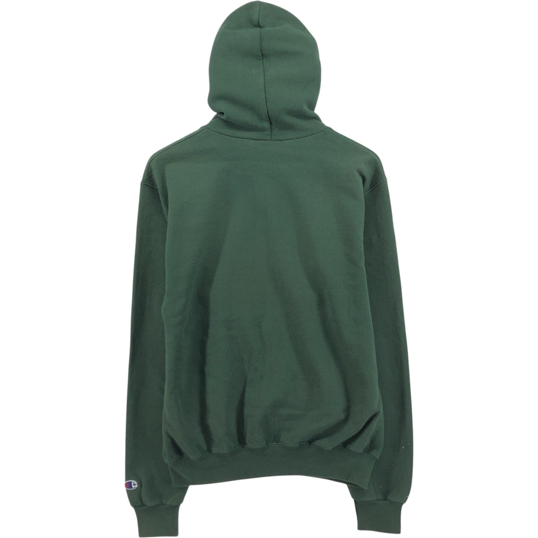 Champion ECO Sweat Full Zip Hoodie, Men's Size S cotton green type Vintage Second Hand