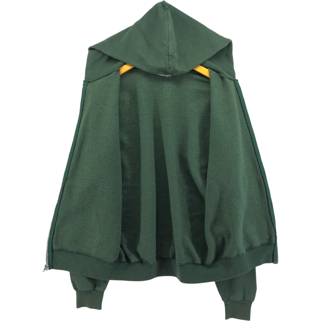 Champion ECO Sweat Full Zip Hoodie, Men's Size S cotton green type Vintage Second Hand