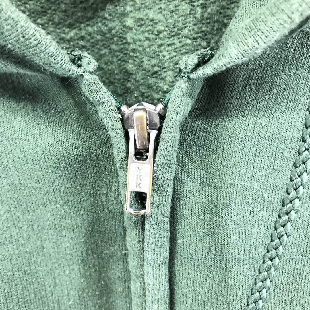 Champion ECO Sweat Full Zip Hoodie, Men's Size S cotton green type Vintage Second Hand