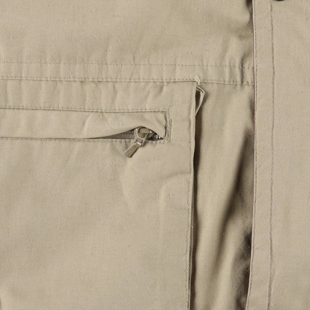 St. John's Bay Men's Padded Puffer Jacket, Size L polyester Beige type Vintage Second Hand