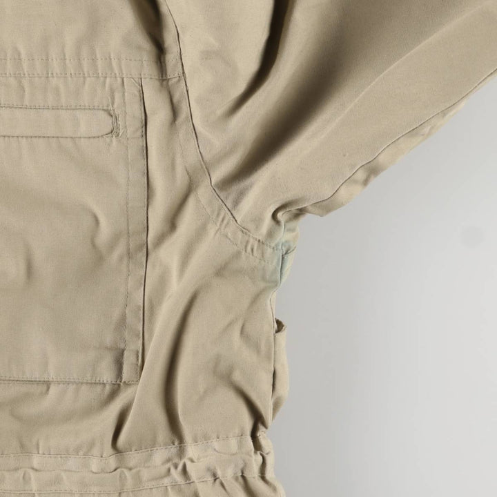 St. John's Bay Men's Padded Puffer Jacket, Size L polyester Beige type Vintage Second Hand