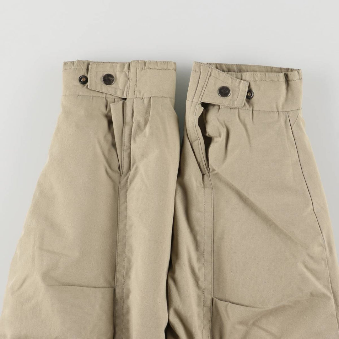 St. John's Bay Men's Padded Puffer Jacket, Size L polyester Beige type Vintage Second Hand