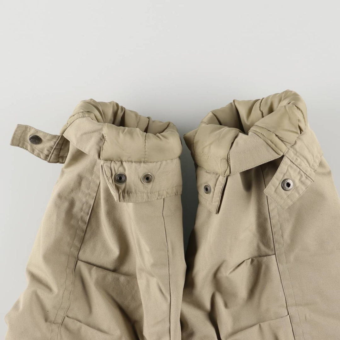 St. John's Bay Men's Padded Puffer Jacket, Size L polyester Beige type Vintage Second Hand