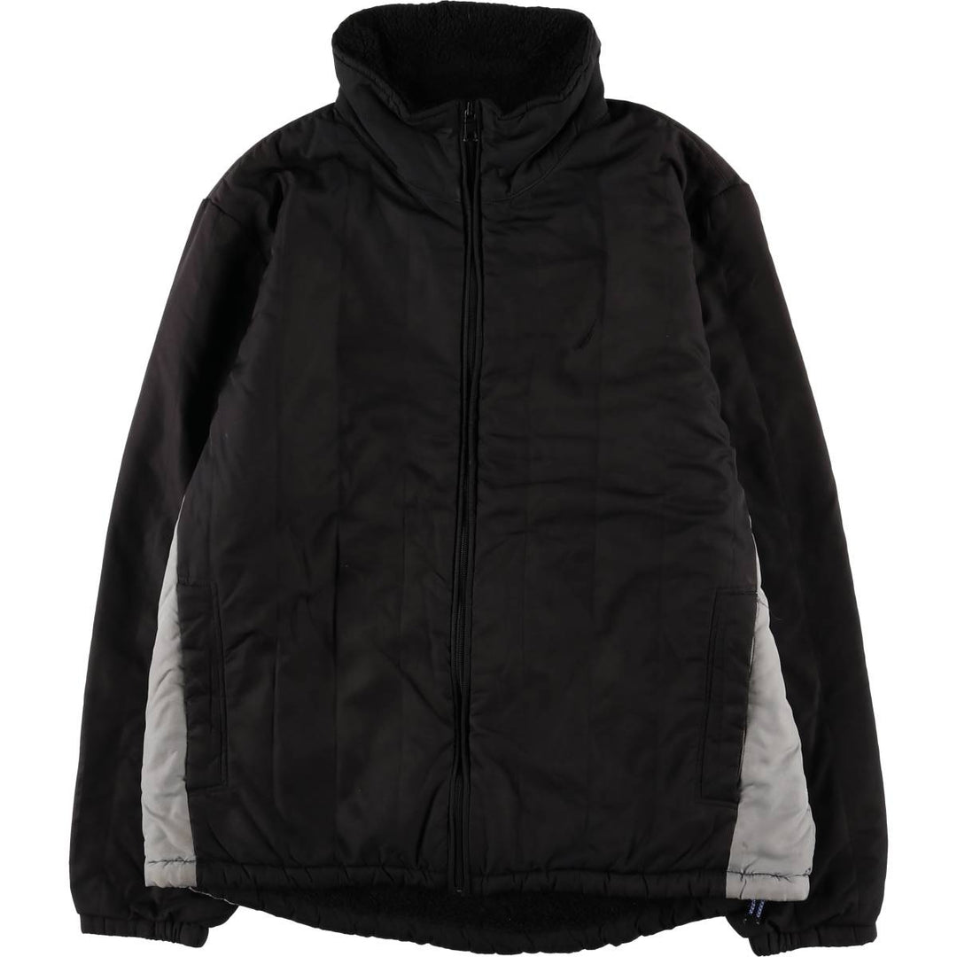 Nautica Men's Padded Puffer Jacket, Size L polyester black type Vintage Second Hand