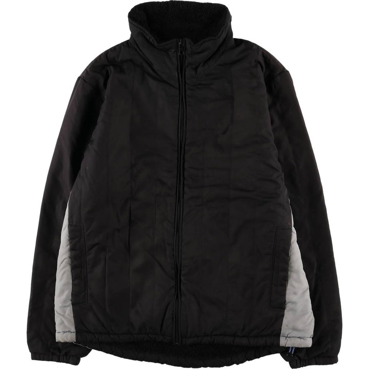 Nautica Men's Padded Puffer Jacket, Size L polyester black type Vintage Second Hand