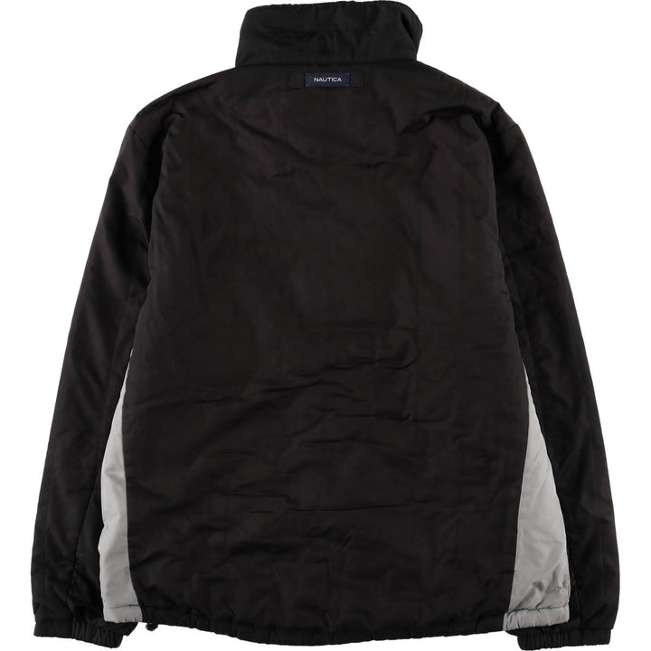 Nautica Men's Padded Puffer Jacket, Size L polyester black type Vintage Second Hand