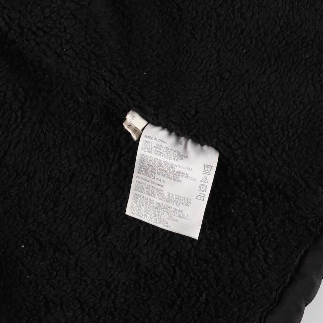 Nautica Men's Padded Puffer Jacket, Size L polyester black type Vintage Second Hand