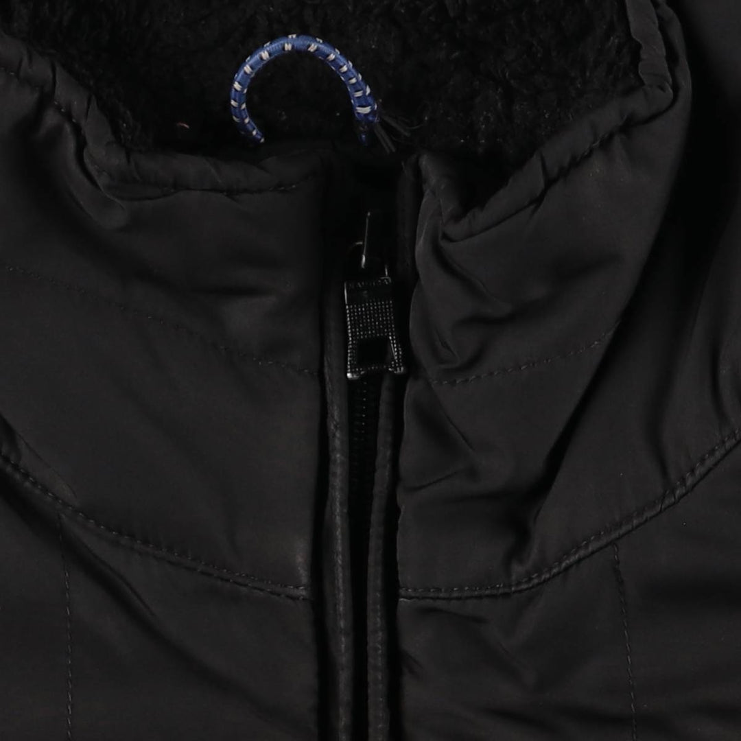 Nautica Men's Padded Puffer Jacket, Size L polyester black type Vintage Second Hand