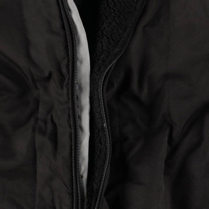 Nautica Men's Padded Puffer Jacket, Size L polyester black type Vintage Second Hand