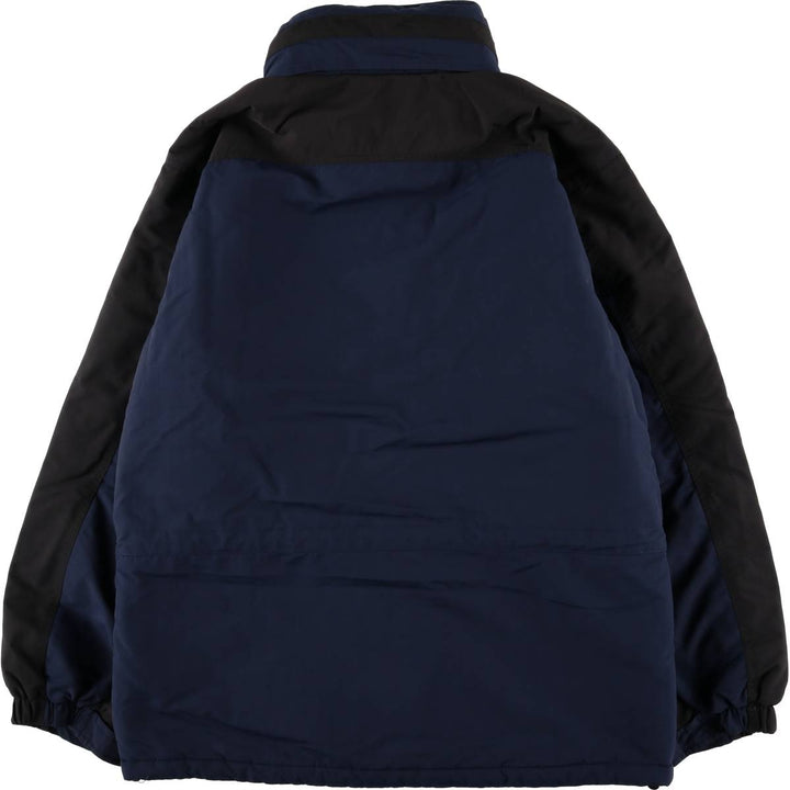 LLBean Men's Padded Mountain Jacket, Shell Jacket, Puffer Jacket, Size L Nylon navy blue type Vintage Second Hand