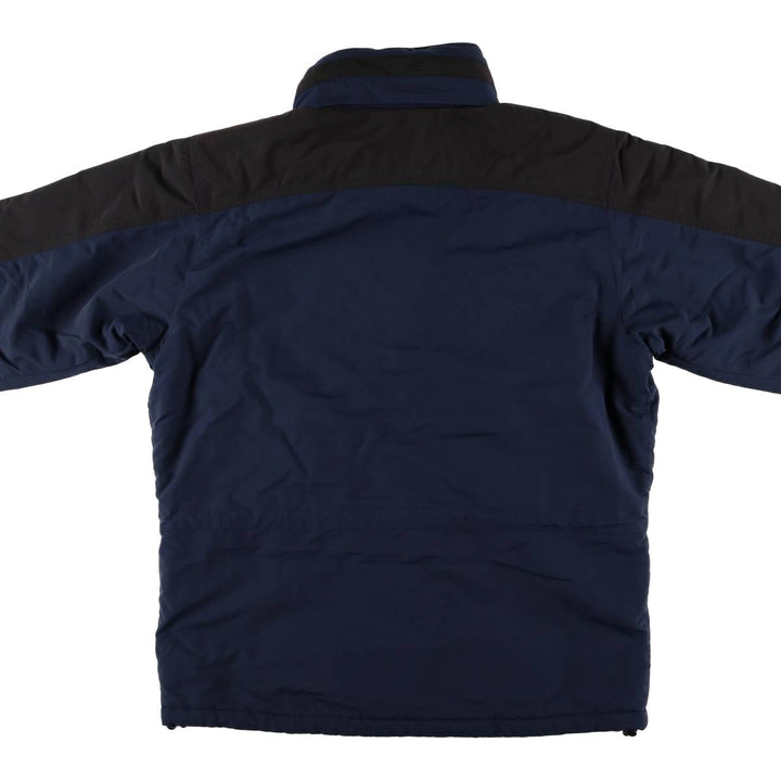 LLBean Men's Padded Mountain Jacket, Shell Jacket, Puffer Jacket, Size L Nylon navy blue type Vintage Second Hand
