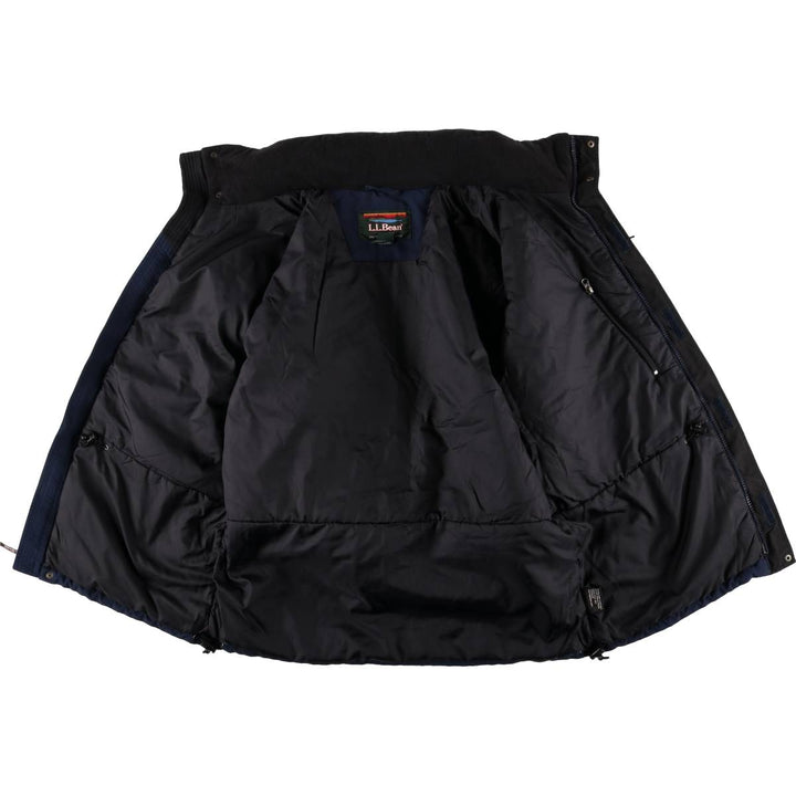 LLBean Men's Padded Mountain Jacket, Shell Jacket, Puffer Jacket, Size L Nylon navy blue type Vintage Second Hand