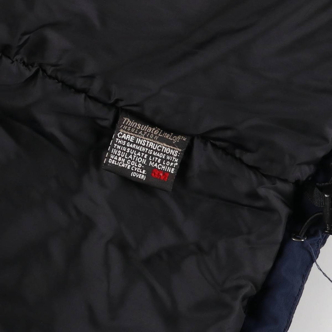 LLBean Men's Padded Mountain Jacket, Shell Jacket, Puffer Jacket, Size L Nylon navy blue type Vintage Second Hand