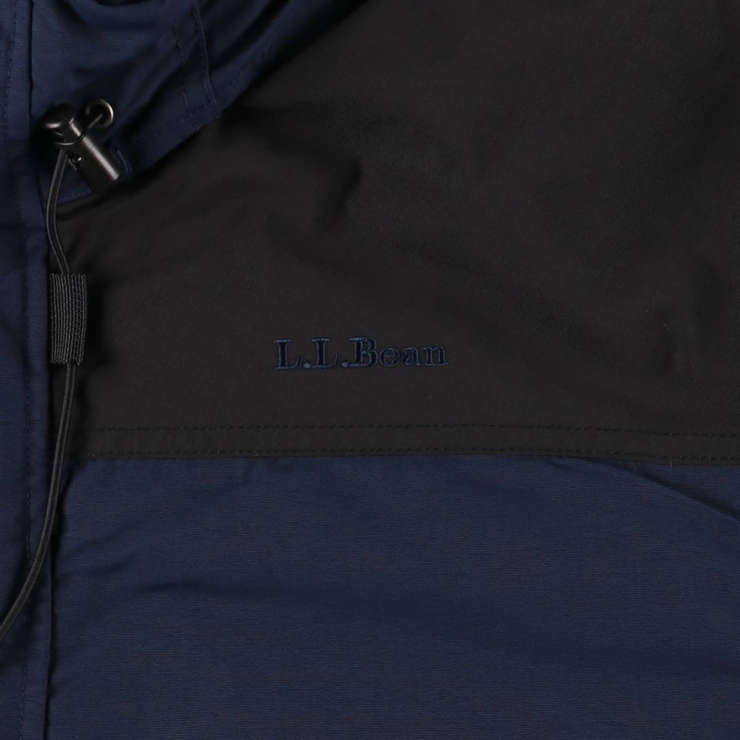 LLBean Men's Padded Mountain Jacket, Shell Jacket, Puffer Jacket, Size L Nylon navy blue type Vintage Second Hand