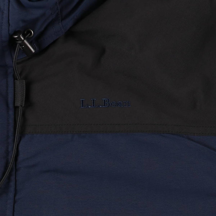 LLBean Men's Padded Mountain Jacket, Shell Jacket, Puffer Jacket, Size L Nylon navy blue type Vintage Second Hand
