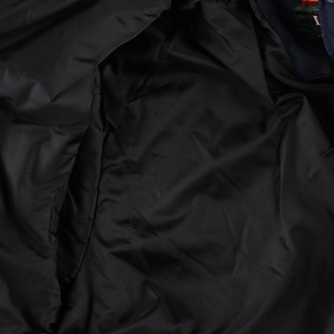 LLBean Men's Padded Mountain Jacket, Shell Jacket, Puffer Jacket, Size L Nylon navy blue type Vintage Second Hand