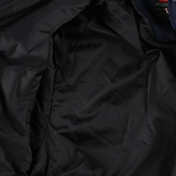 LLBean Men's Padded Mountain Jacket, Shell Jacket, Puffer Jacket, Size L Nylon navy blue type Vintage Second Hand