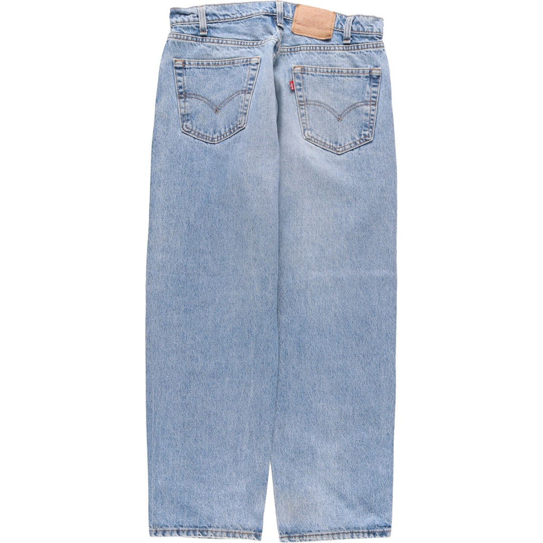 Vintage Levi's tapered denim pants, men's size W34. unclear blue type Vintage Second Hand