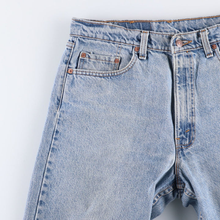 Vintage Levi's tapered denim pants, men's size W34. unclear blue type Vintage Second Hand