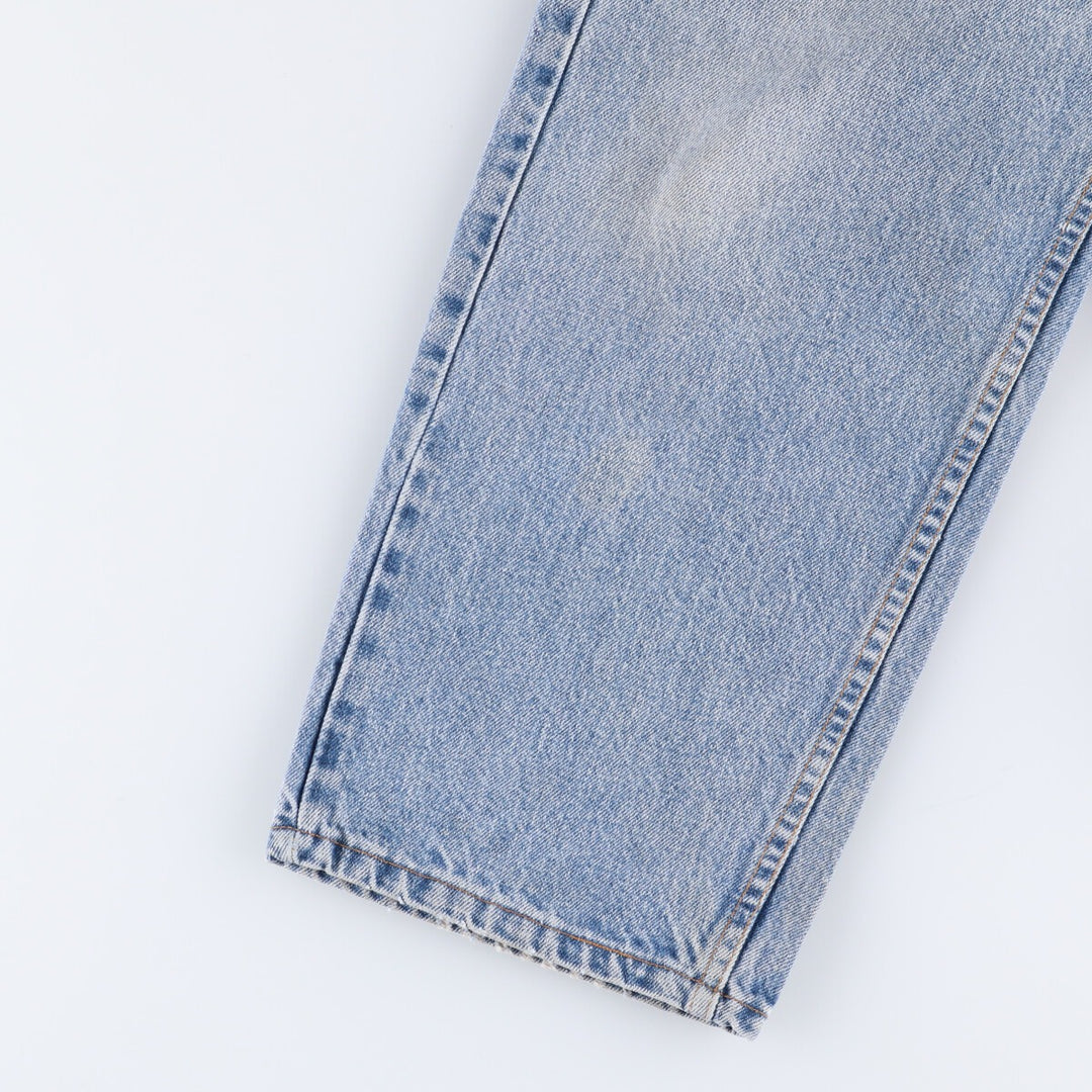 Vintage Levi's tapered denim pants, men's size W34. unclear blue type Vintage Second Hand